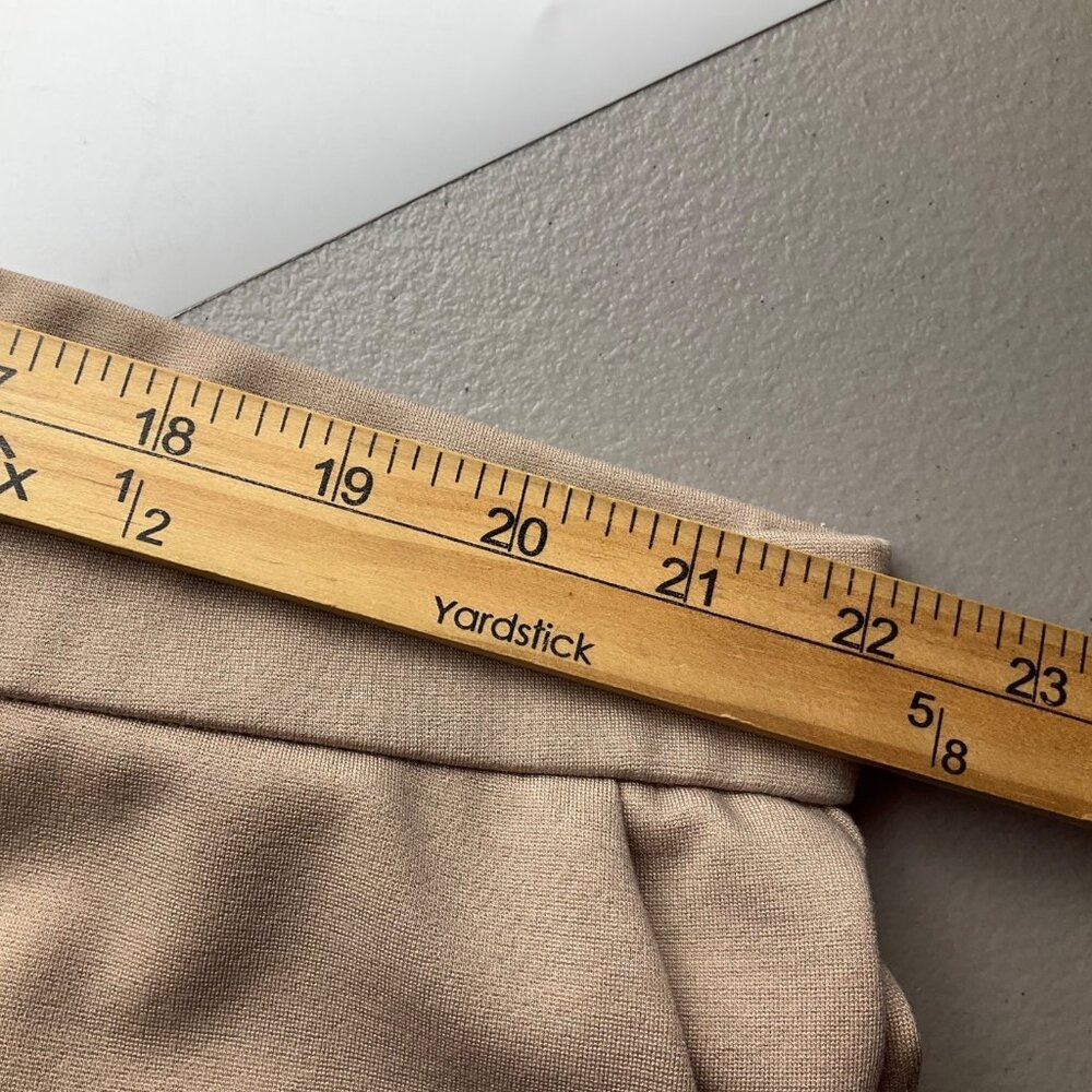 Eileen Fisher 1X Beige Wide-Leg Ponte Pull On Pants Made USA Minimalist - Picture 10 of 14